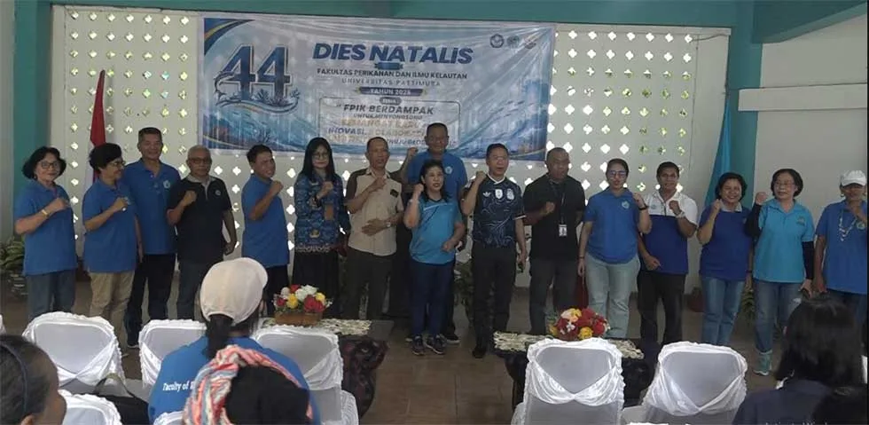 FPIK Unpatti Genap 44 Tahun, Dekan Sebut Inovasi dan Kolaborasi Jadi Kunci Saing di Level Global