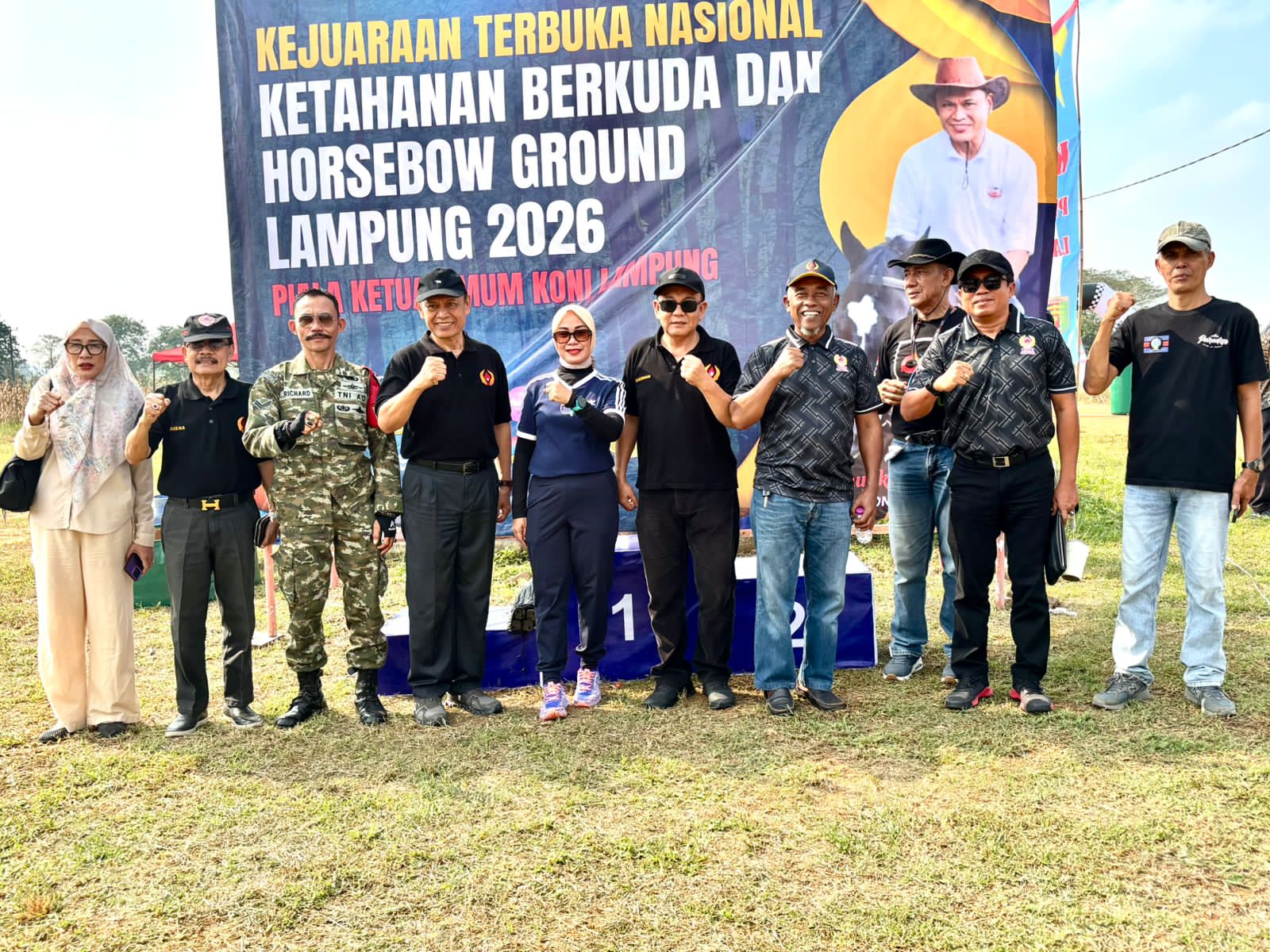KONI Lampung Kenalkan Kawasan Kotabaru Sebagai Sport Center, Gelar Kejurnas Ketahanan Berkuda dan Horsebow Ground