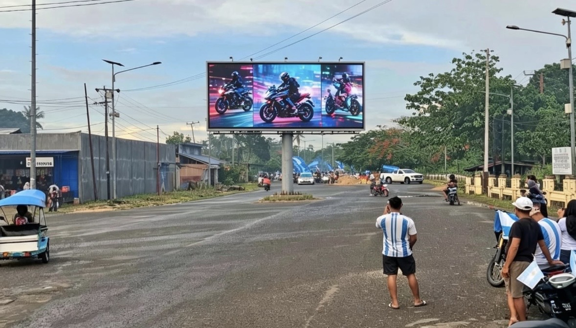Pemda Morotai Pasang Videotron di Empat Titik Strategis Kota Daruba, Target Dongkrak PAD Lewat Iklan Digital