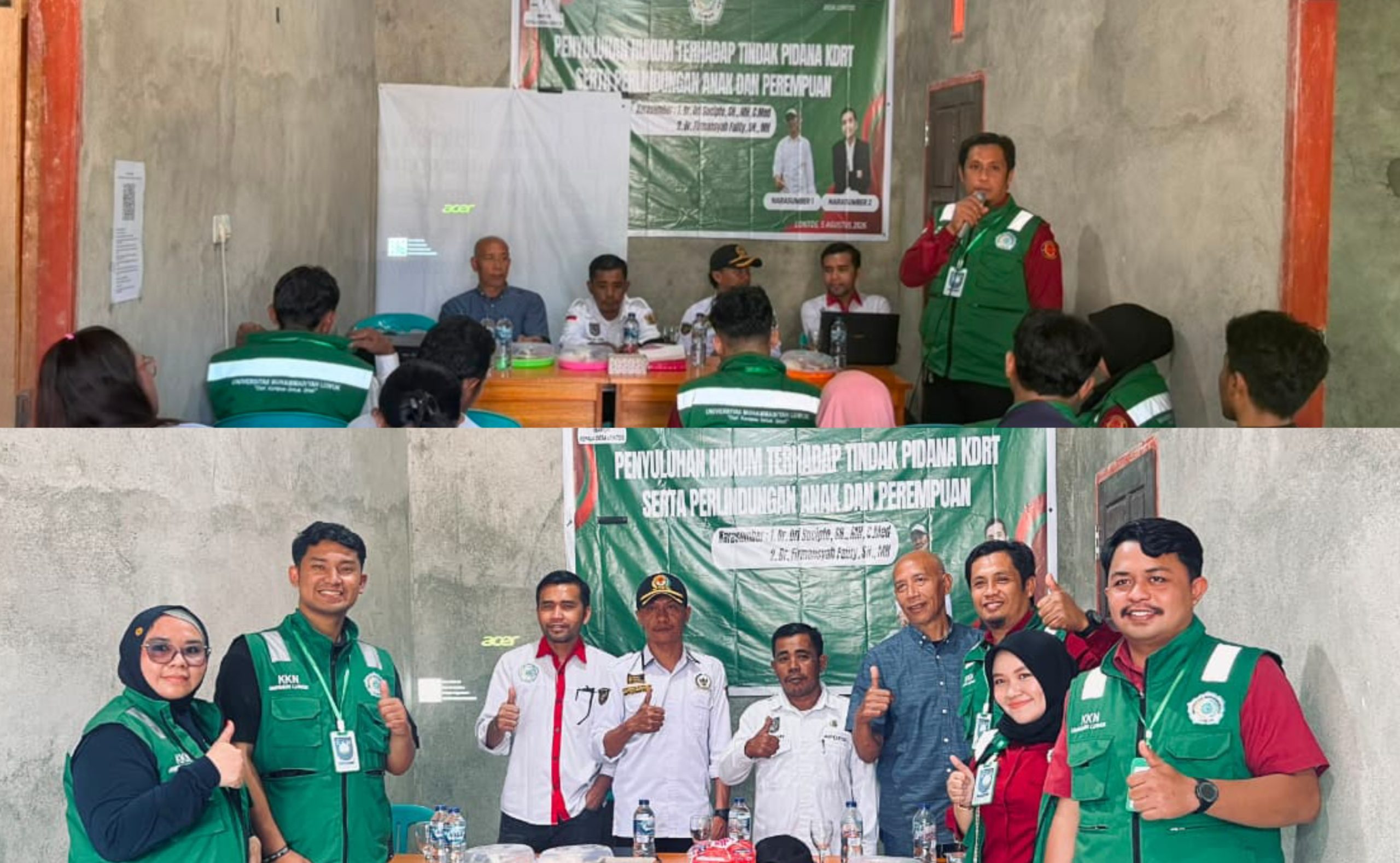 Mahasiswa KKN Unismuh Luwuk Gelar Penyuluhan Hukum KDRT di Desa Lontos, Warga Diajak Pahami Perlindungan Perempuan dan Anak