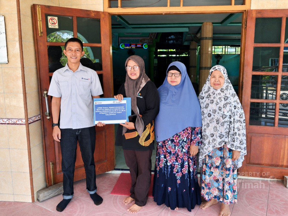 Bantuan Peralatan Rebana dari PT TIMAH untuk Majelis Taklim Al Istiqomah Belinyu, Semangat Baru Pelestarian Seni Islami