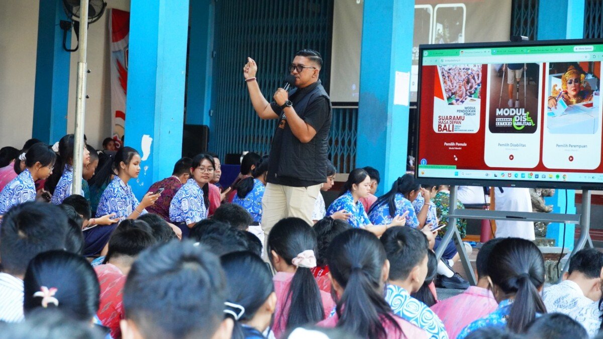 KPU Badung Edukasi 2.711 Pemilih Pemula Lewat MPLS, Portal Digital Jadi Sarana Belajar Demokrasi Interaktif