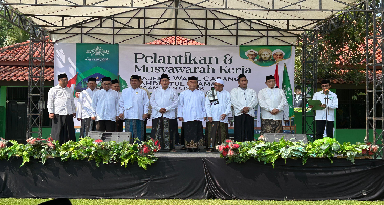 MWC NU Cisauk Gelar Pelantikan Pengurus di Ponpes Al-Fasanah, Perkuat Pendidikan Aswaja dan Program Sekolah Gratis