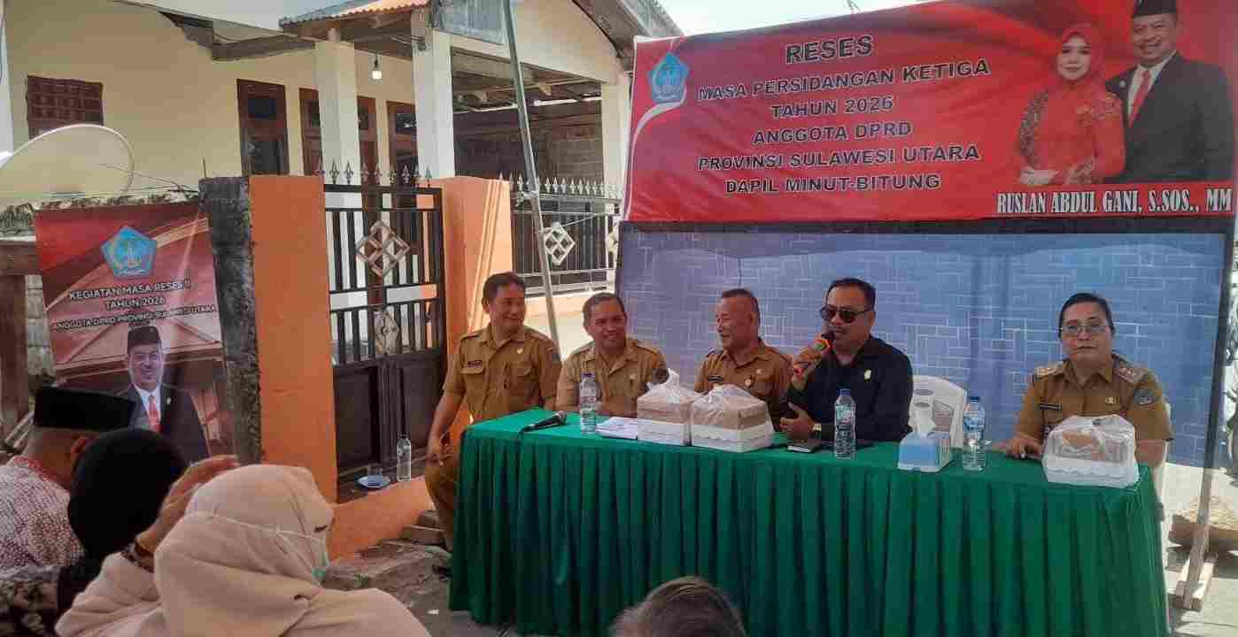 Reses di Manembo-Nembo Atas, Ruslan Abdul Gani Tampung Keluhan BPJS hingga Usulan Pemekaran Kelurahan 14.000 Jiwa