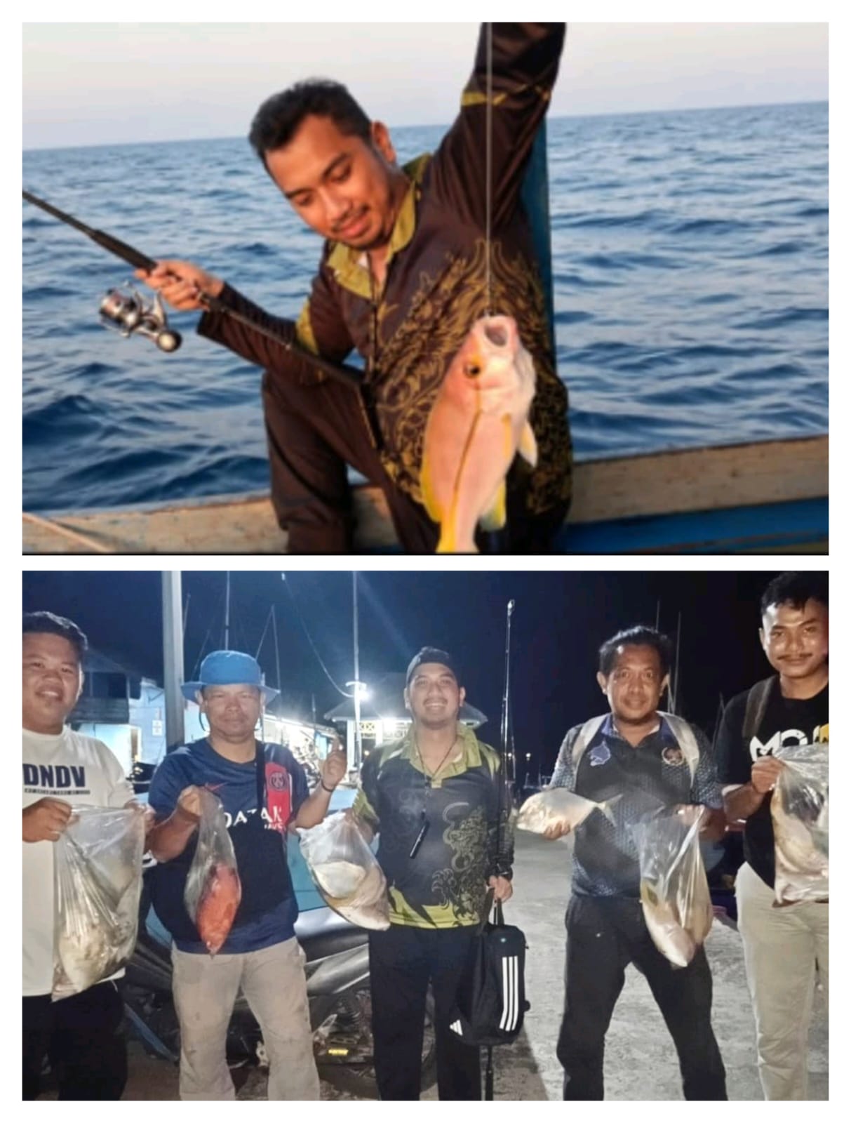 Kasi Intel Kejari Natuna Aditya Syaummil Patria Jajal Laut Natuna Naik Pompong, Buktikan Langsung Kekayaan Ikan di Perbatasan