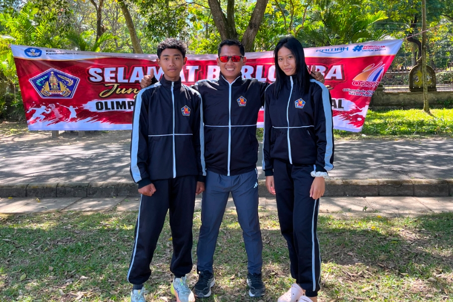 Kadek Tata Hedriayana Siswa SMP Asal Buleleng Wakili Bali ke O2SN Nasional, Bawa Pulang Medali Emas Tri Lomba