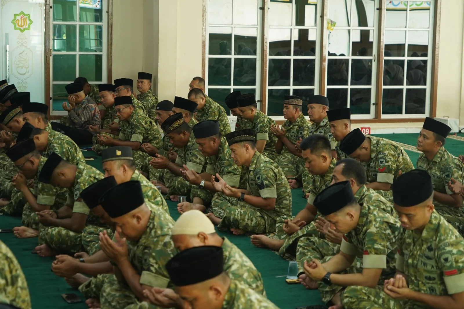 HUT ke-1 Kodam Tuanku Imam Bonjol, Korem 042/Garuda Putih Gelar Doa Bersama di Masjid At-Taqwa Jambi