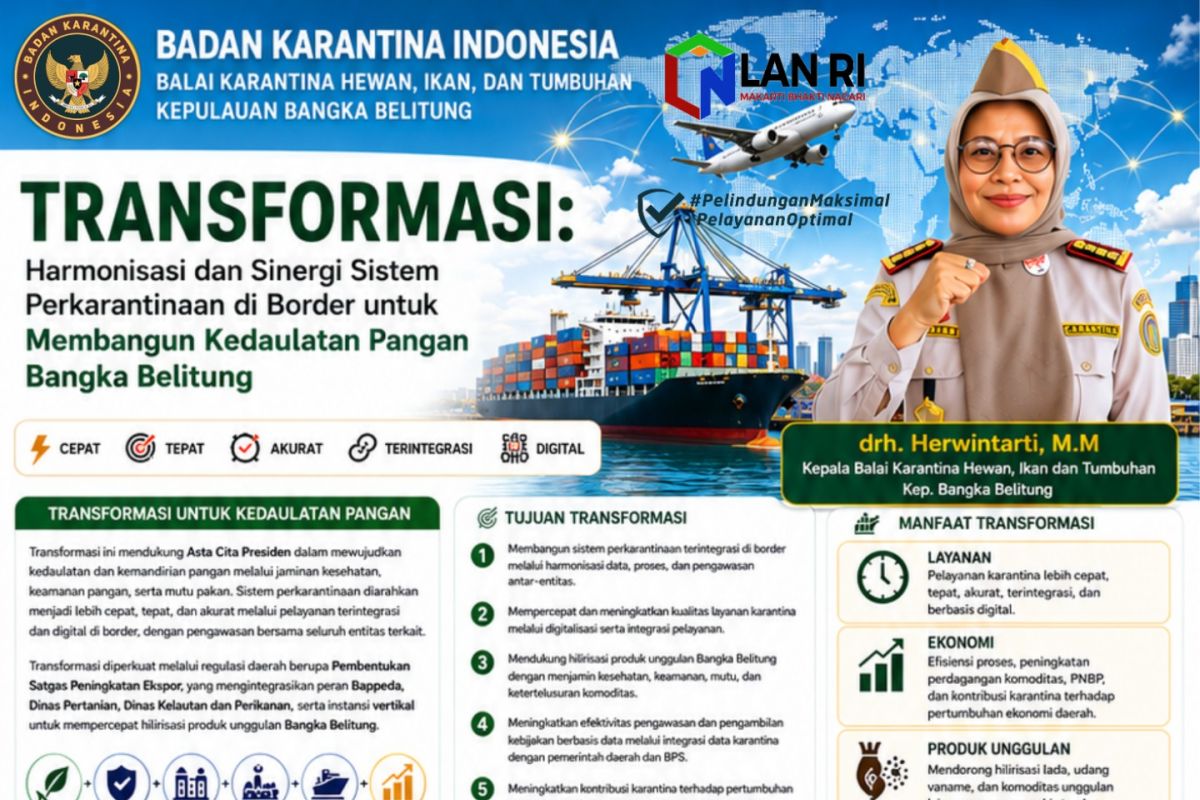 Pemprov Kepulauan Bangka Belitung Dorong Transformasi Kedaulatan Pangan untuk Dukung Program Asta Cita Presiden
