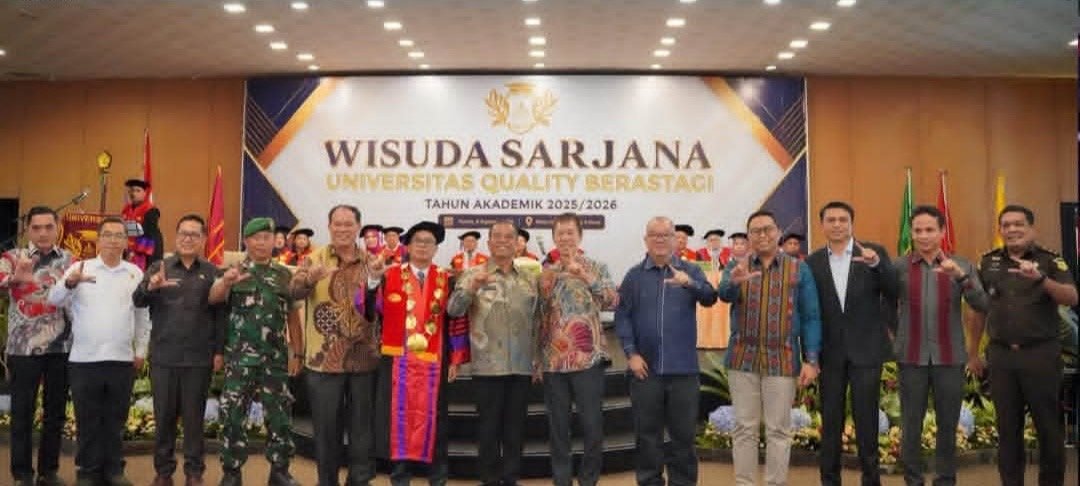 Bupati Karo Dorong Lulusan Universitas Quality Berastagi Jadi SDM Adaptif dan Berintegritas di Tengah Persaingan Global