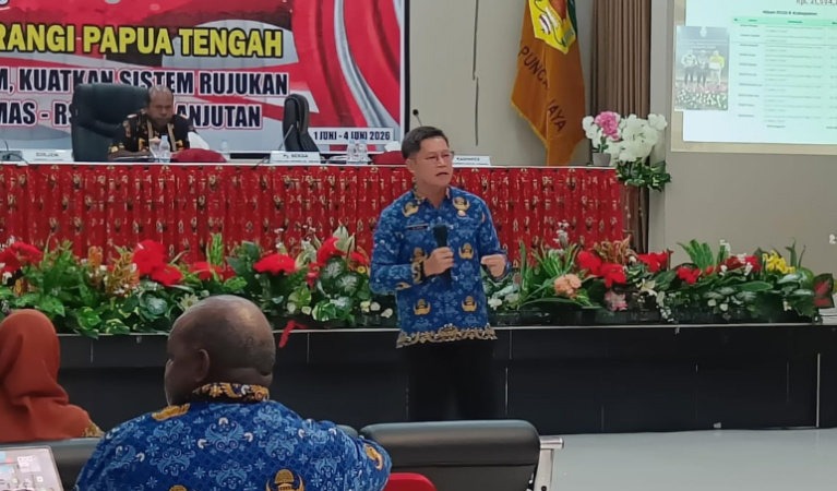 Rakerkesda I Papua Tengah Digelar di Puncak Jaya, Bukti Wilayah Pegunungan Aman dan Puskesmas Percontohan Beroperasi