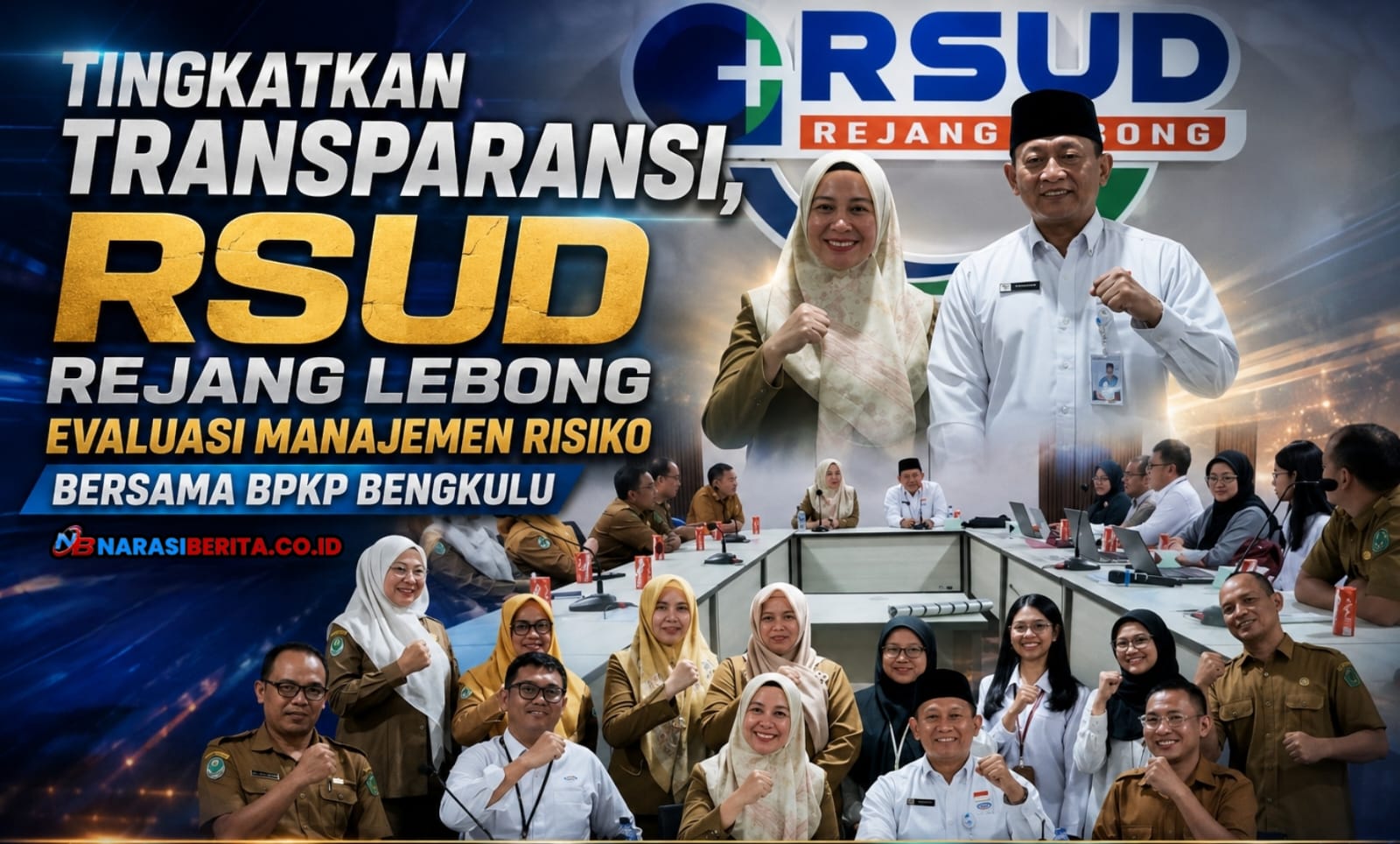 RSUD Rejang Lebong Evaluasi Manajemen Risiko Bersama BPKP, Transparansi Pelayanan Kesehatan Jadi Target