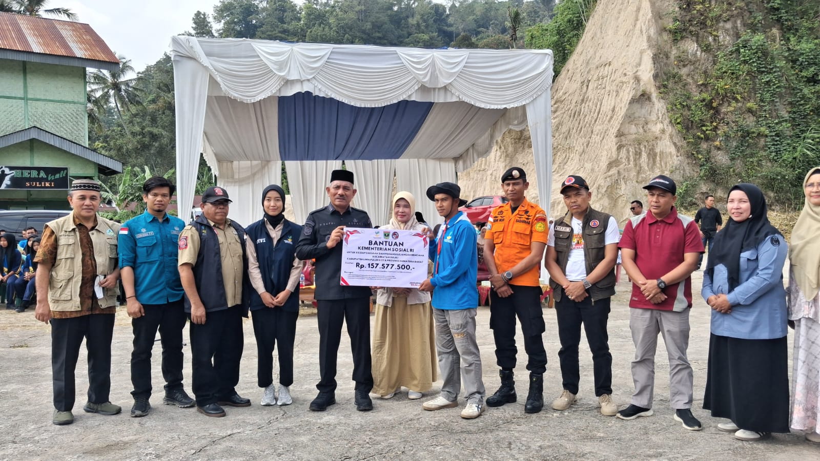 Pemkab Lima Puluh Kota Kukuhkan 60 Pengurus Kampung Siaga Bencana Sulam Naga di Suliki, Siapkan Lumbung Sosial Rp 157 Juta