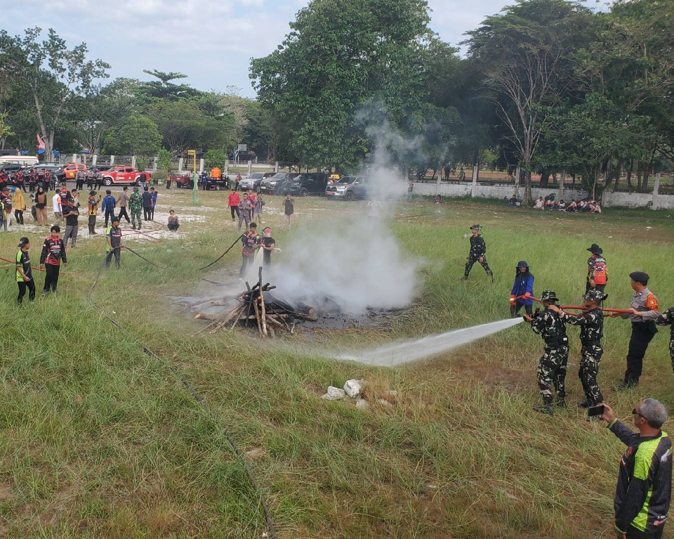 BPBD Kotim Gelar Simulasi Karhutla di Tiga Titik Tanpa Pemberitahuan, Respons Petugas Masih di Angka 3