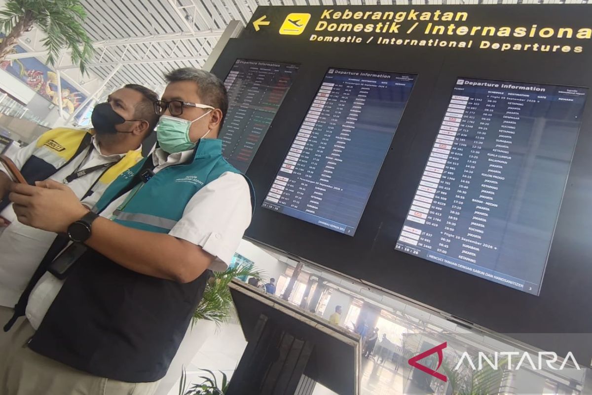 25 Penerbangan di Bandara Supadio Pontianak Batal dan Delay Akibat Erupsi Gunung Anak Krakatau, Penumpang Diarahkan Refund
