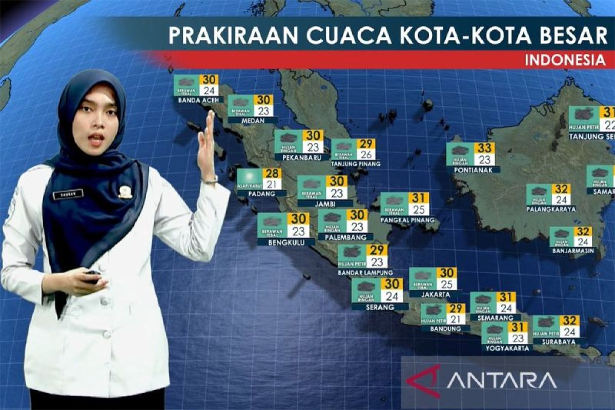 BMKG Prakirakan Cuaca Berawan di Mayoritas Wilayah Indonesia, Waspadai Gelombang 4 Meter di Perairan Banten