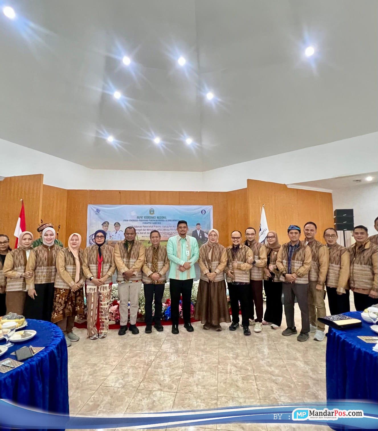Badan Penghubung Sulbar Ikuti Rakornas FORKAPPSI 2026 di Parapat, Fokus pada Strategi Pengendalian Inflasi Daerah