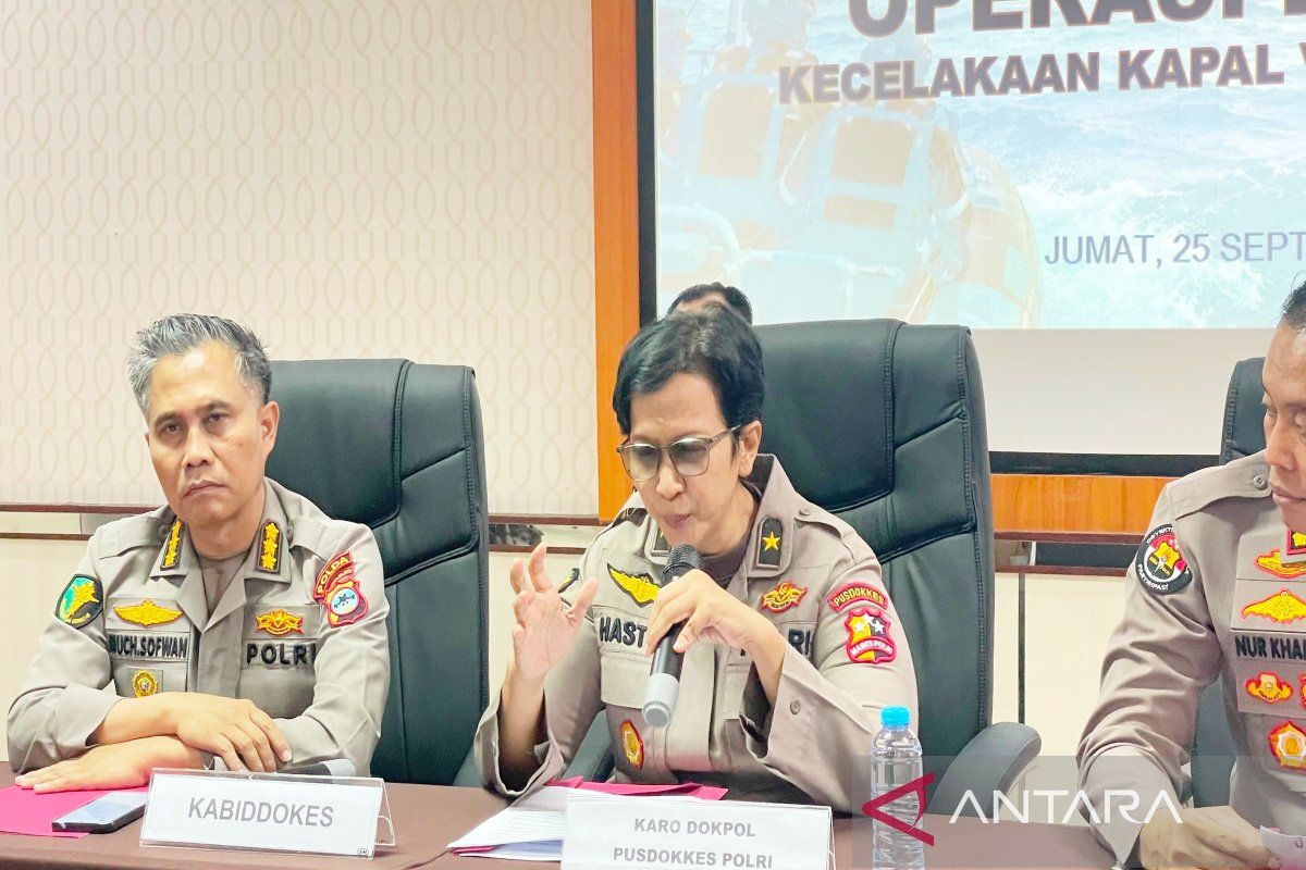 Tim DVI Polda Kalsel Identifikasi 5 Korban KM Virgo Transport 8, Total 25 Jenazah Terverifikasi