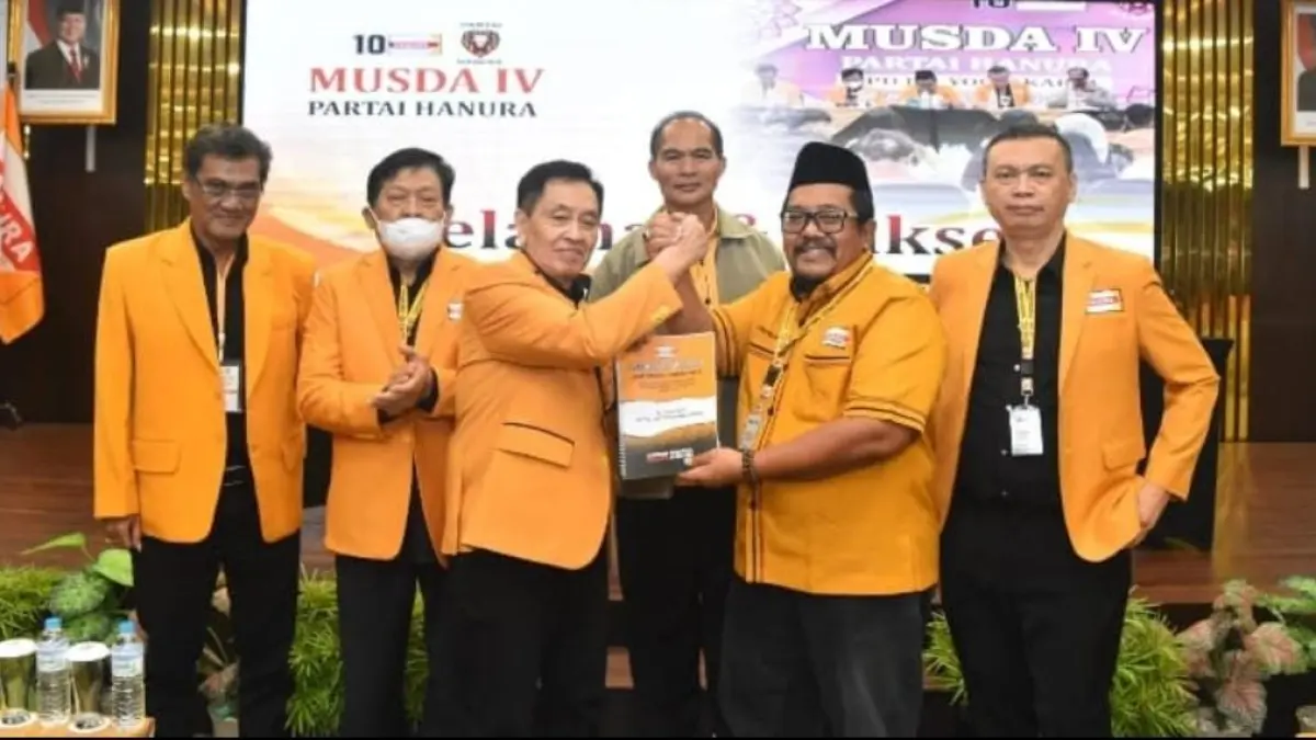 Musda IV Hanura DIY: Heru Bantolo Resmi Pimpin DPD, Targetkan Soliditas Hadapi Pilkada 2029