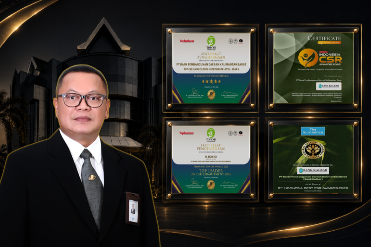 Bank Kalbar Borong Tiga Penghargaan CSR Nasional dalam Sebulan, Program Sosial Tembus Hingga Pelosok