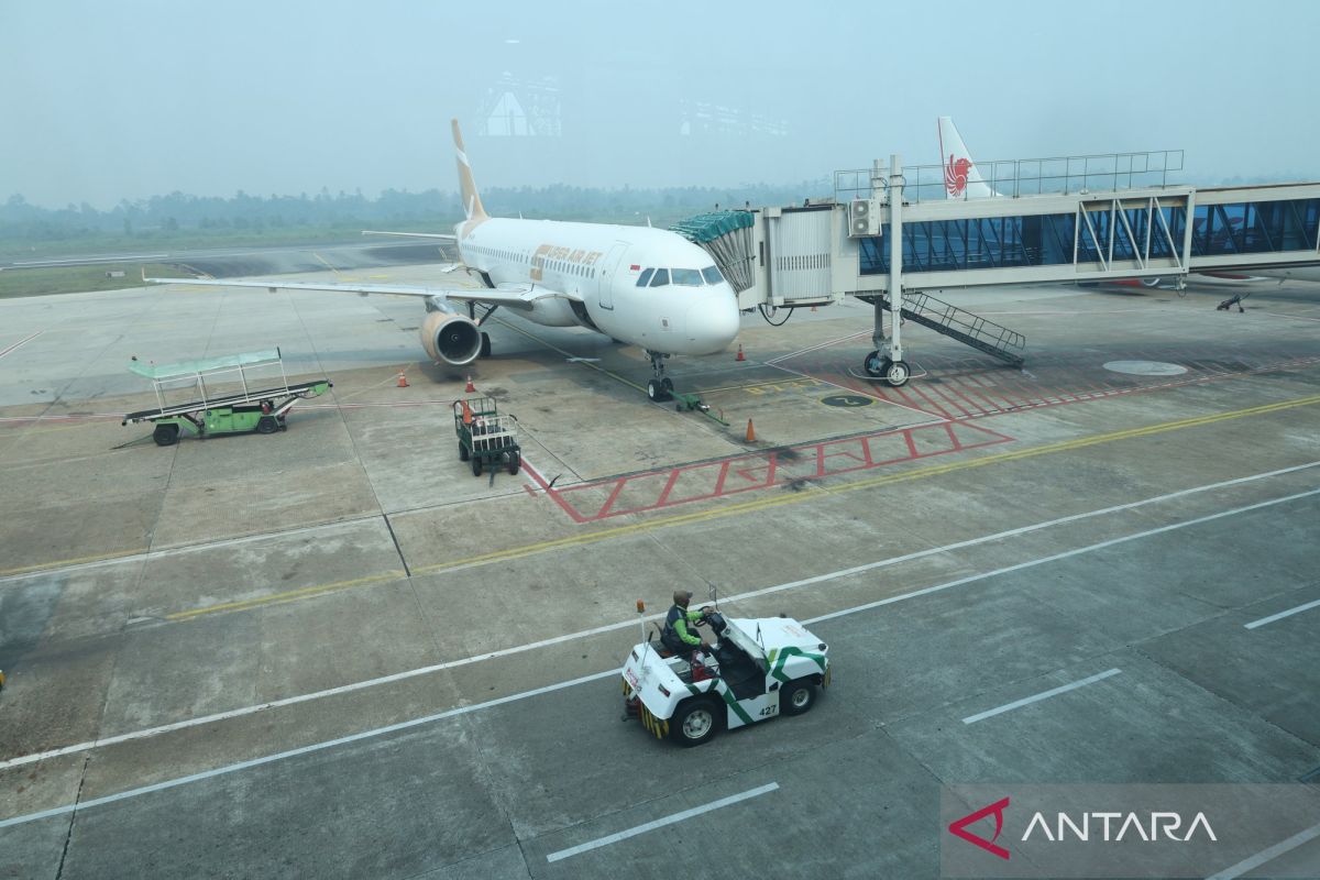 Bandara Supadio Kalbar Kembali Terdampak Kabut Asap Karhutla, 10 Penerbangan Alami Penyesuaian Jadwal