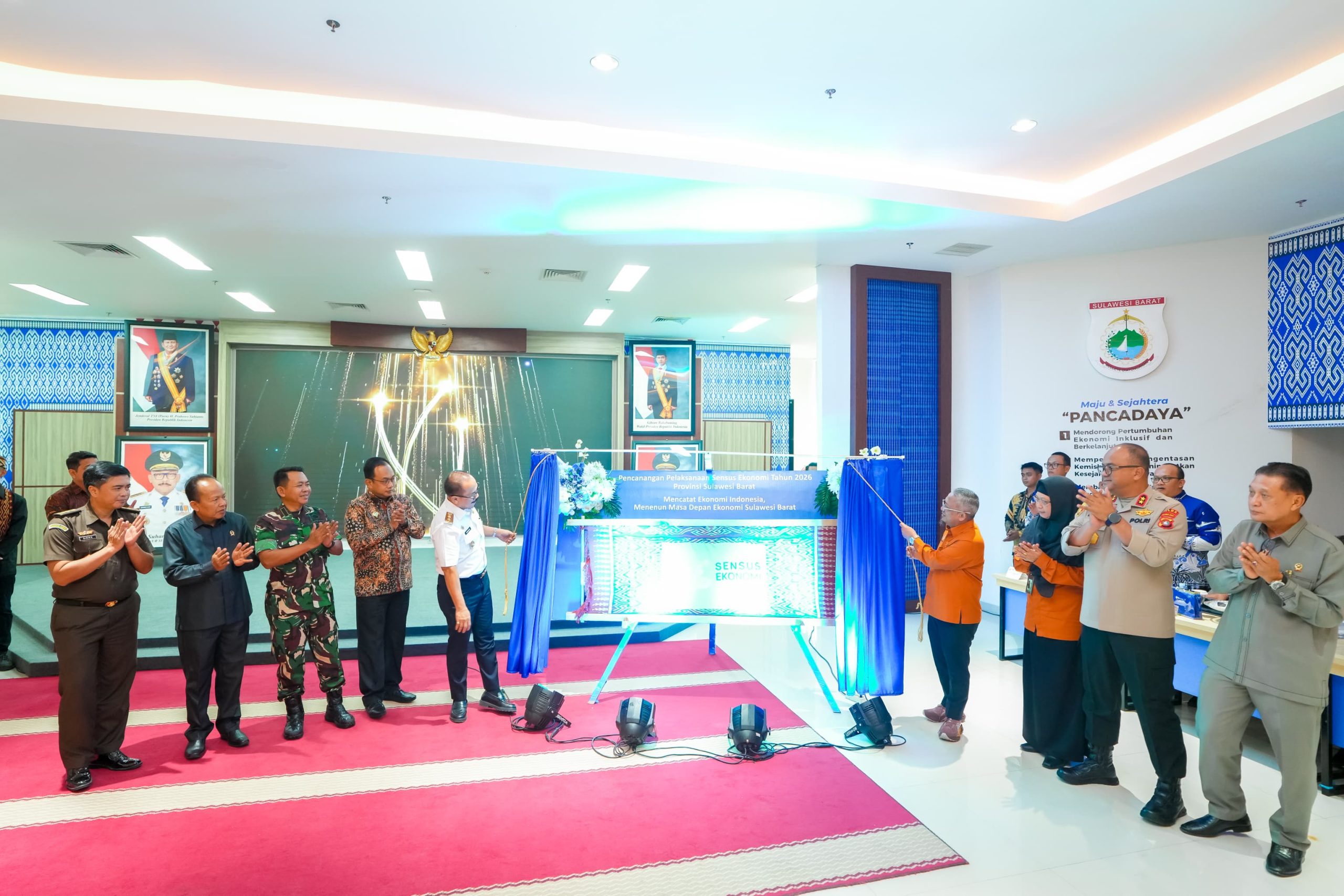 Pemprov Sulbar dan BPS Resmi Canangkan Sensus Ekonomi 2026, 1.388 Petugas Diterjunkan ke 6 Kabupaten