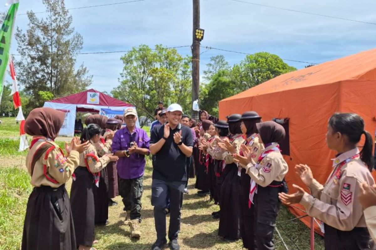 Wakil Bupati Sergai Adlin Tambunan Tinjau Kontingen Pramuka di Jambore Daerah Sumut XI Sibolangit, Apresiasi Kedisiplinan Peserta