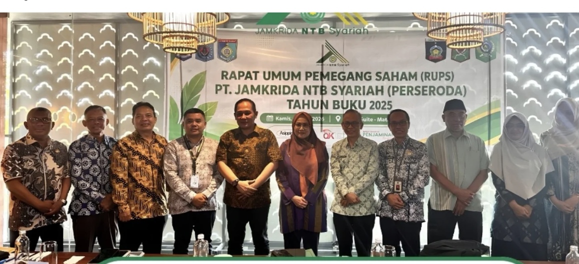 RUPS Jamkrida NTB Syariah Berhentikan Dirut Lalu Taufik, Komisaris Independen Lalu Purnawan Ditunjuk Jadi Plt