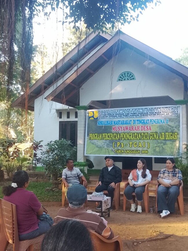 Petani di Kelurahan Bello, Kupang, Dilibatkan dalam Program Irigasi P3-TGAI, Target Produktivitas Naik