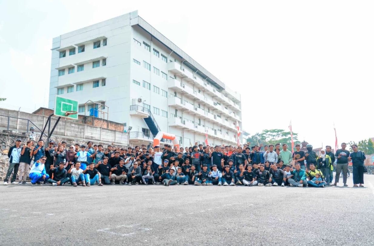 Komunitas Honda Supra dan C-Series Lampung Gelar SupraPhoria Vol 2, 200 Motor Ikuti Rolling Thunder ke Sukarame