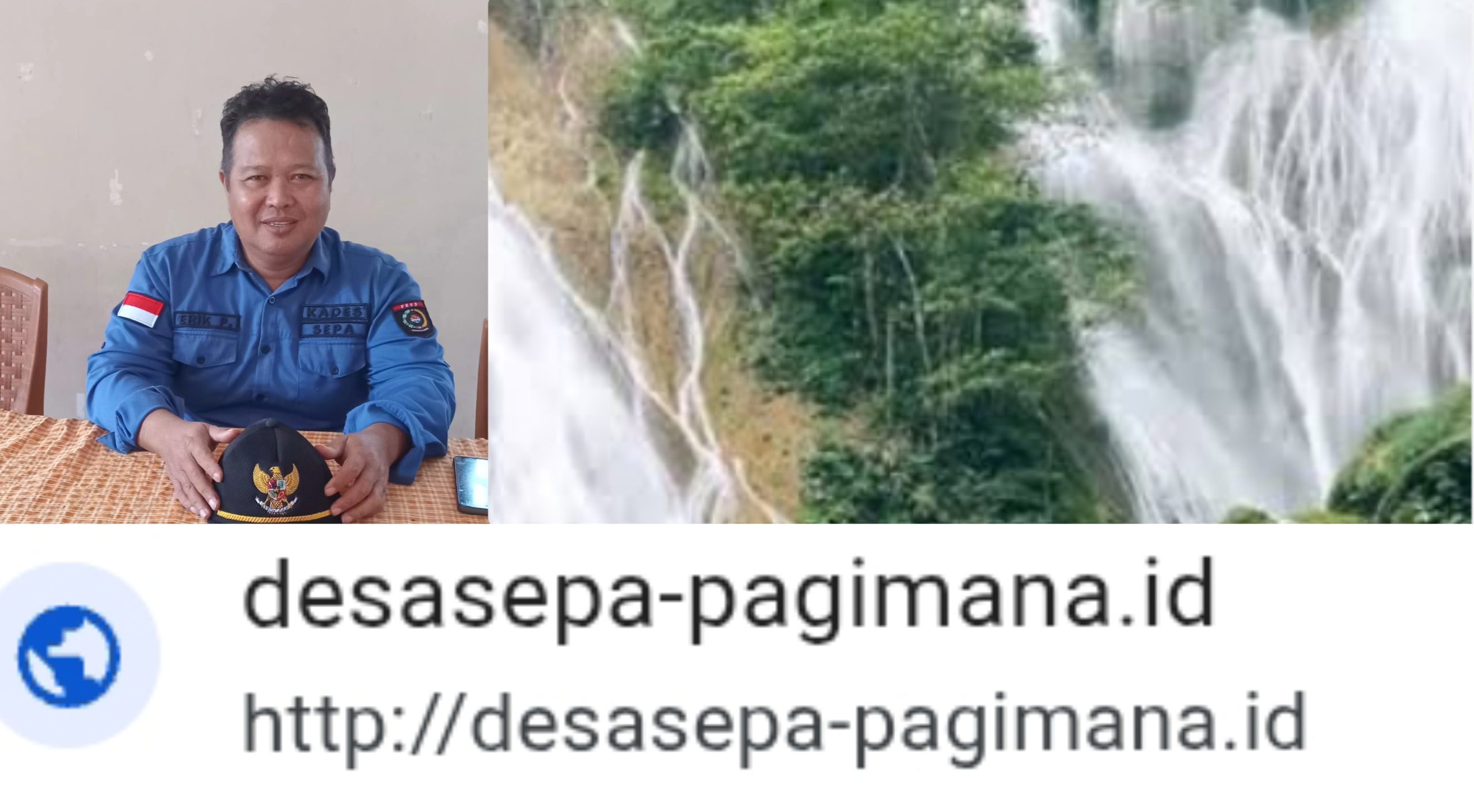 Kades Sepa di Banggai Pangkas Angka Kemiskinan dari 86 Persen ke 19 Persen, Kini Fokus Kembangkan Wisata Air Terjun dan BUMDes