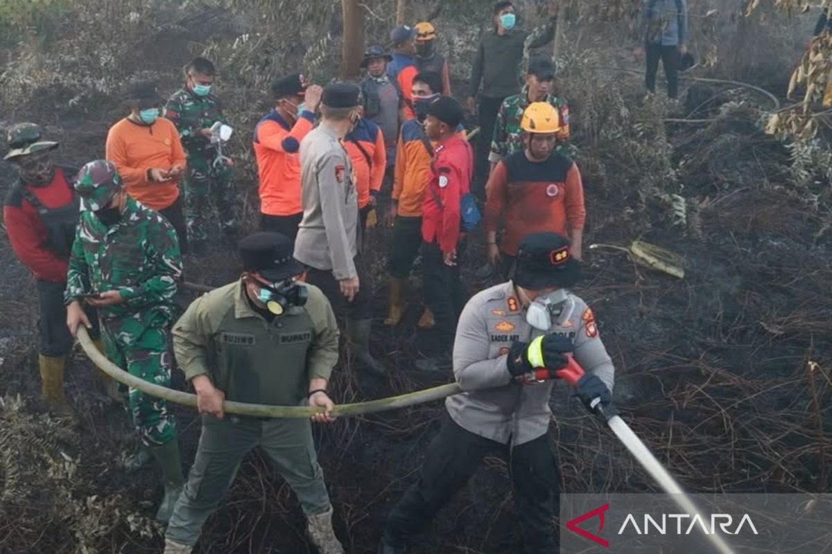 6 Titik Karhutla di Kubu Raya Berhasil Dikendalikan, Bupati Sujiwo Pimpin Langsung Pemadaman di Lahan Gambut