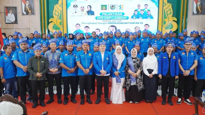 Pelantikan KNPI Langkat 2026-2029, Plt. Bupati Tiorita Minta Pemuda Jadi Ujung Tombak Kemajuan Daerah