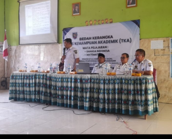 117 Guru Bahasa Indonesia dan Matematika di Kabupaten Tegal Bedah Soal TKA SMP, Target Dongkrak Peringkat Jateng