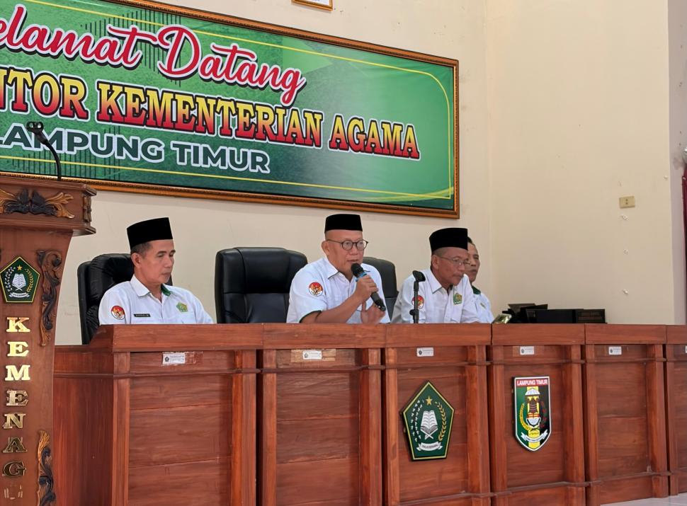 Kemenag Lampung Timur Dorong ASN Jadi Teladan Lewat Gerakan Ayah Antar Anak ke Sekolah