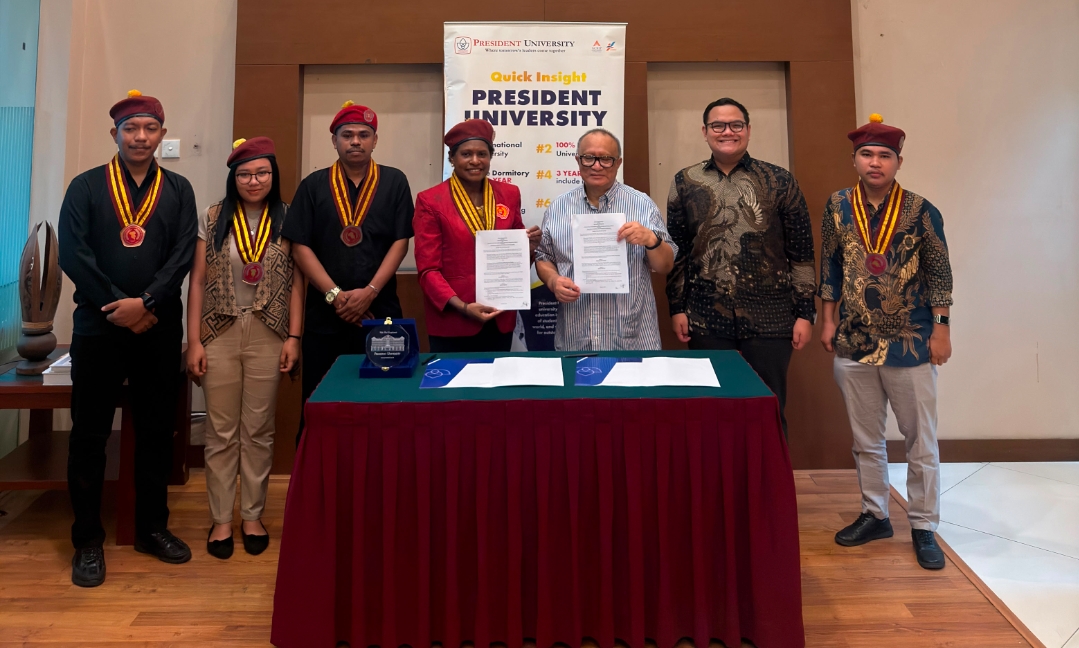 PP PMKRI dan President University Teken MoU Beasiswa S1 hingga S3, Targetkan Kader di Seluruh Indonesia Termasuk Papua