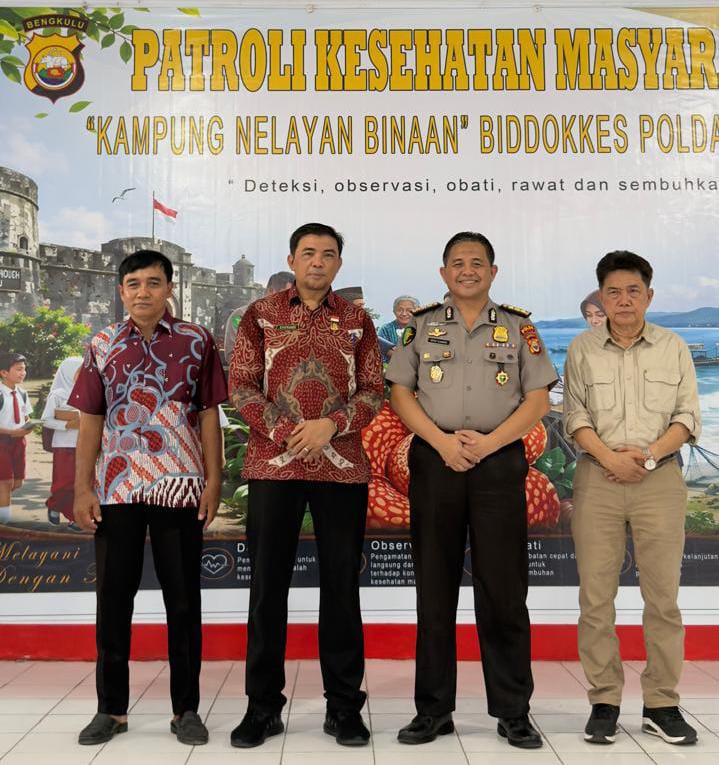 Biddokkes Polda Bengkulu Siapkan Kampung Nelayan Binaan di Sumber Jaya untuk Cegah Stunting dan Tingkatkan Kesehatan Warga Pesisir