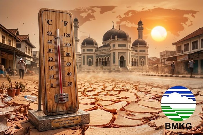 Cuaca Panas Sumut Diprediksi Berlanjut hingga 17 Agustus 2026, Hujan Lebat Masih Mengintai Sore Hari