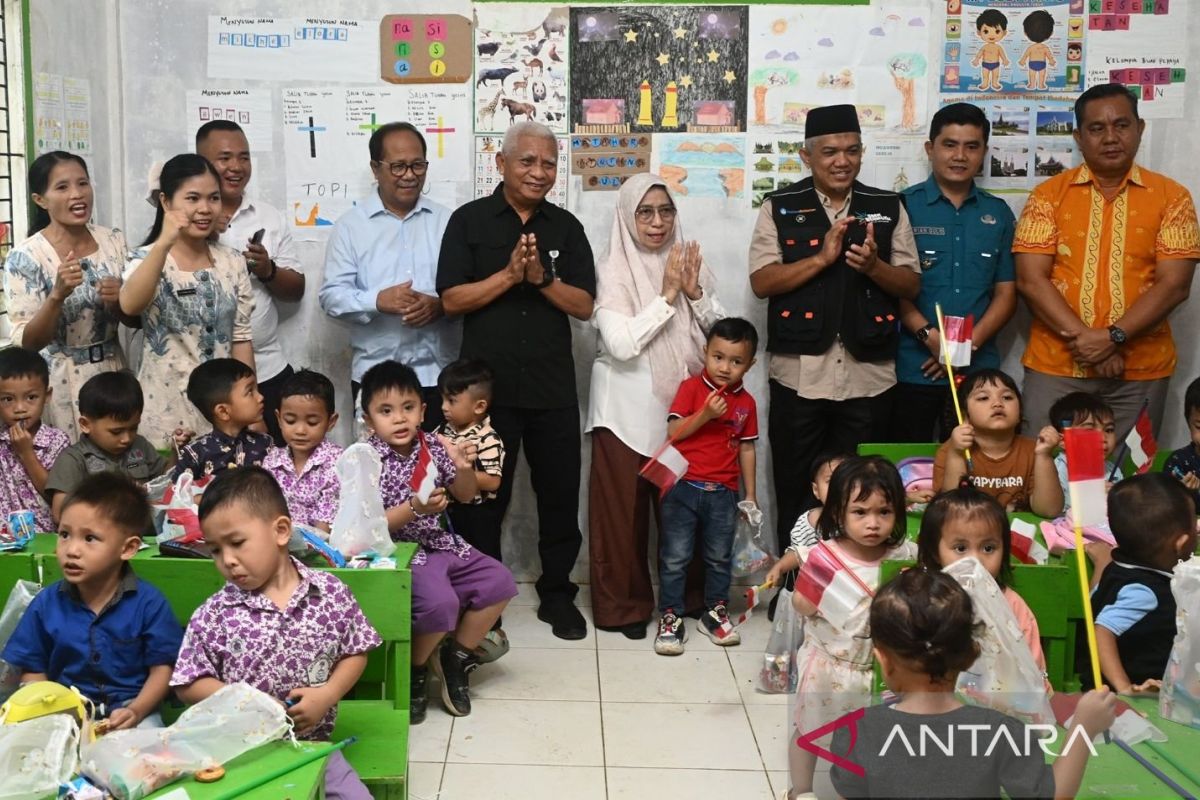 PAUD di Gunungsitoli Hanya 1 Ruang Kelas di Belakang Gereja, Wagub Sumut Janji Tambah Sarana Pendidikan untuk 45 Anak