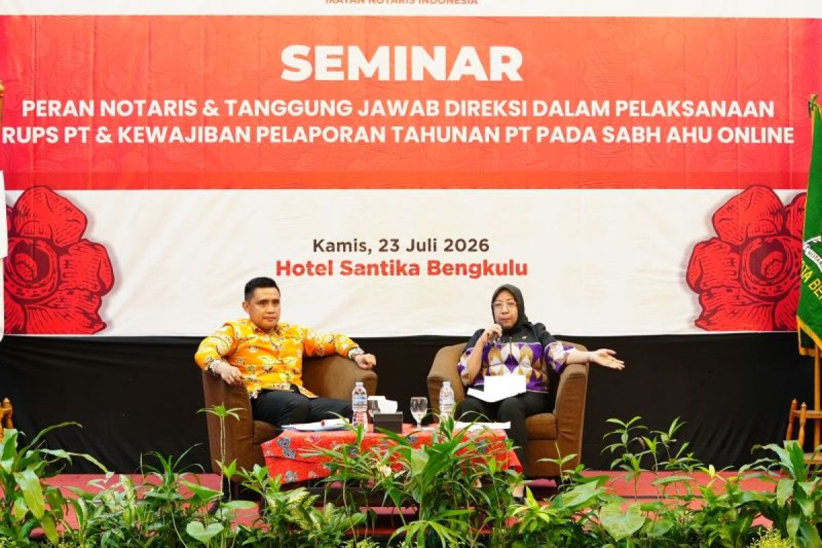 Kanwil Kemenkum Bengkulu Ingatkan Notaris Soal Laporan Tahunan PT, Keterlambatan Berujung Pemblokiran SABH