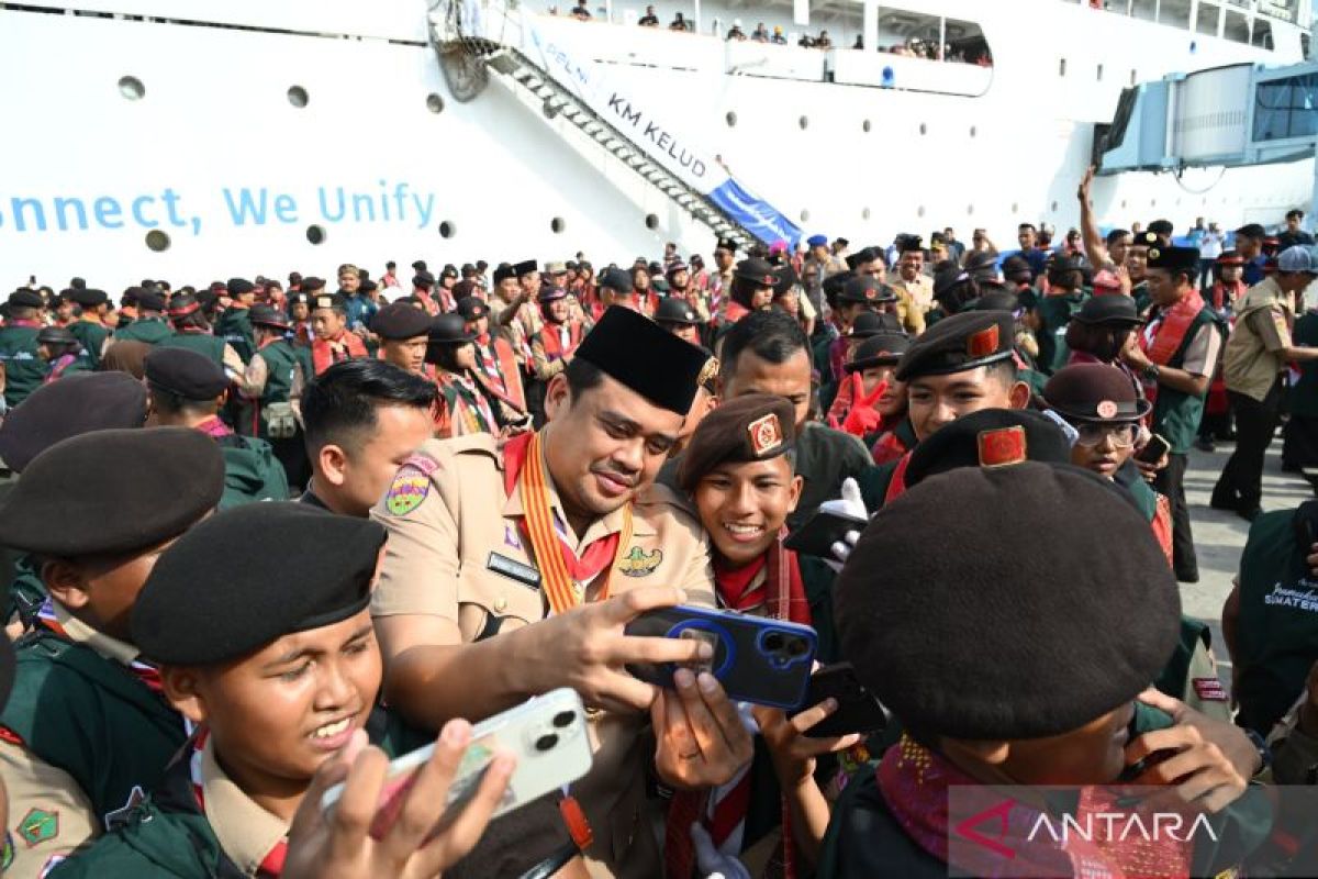 Gubernur Sumut Bobby Nasution Lepas 1.179 Pramuka ke Jamnas XII 2026 di Cibubur, Ingatkan Jaga Kekompakan