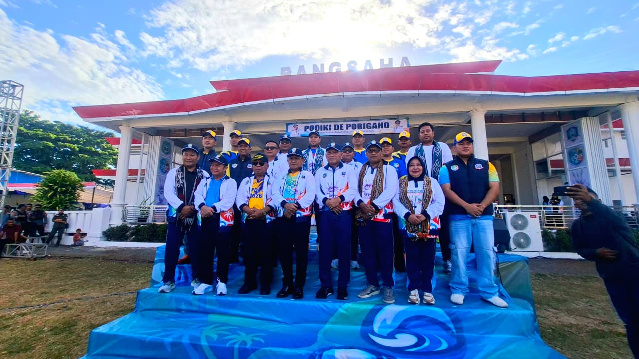POPDA XII Maluku Utara Resmi Dibuka di Pulau Morotai, Bupati Rusli Sibua Tekankan Sportivitas dan Fair Play