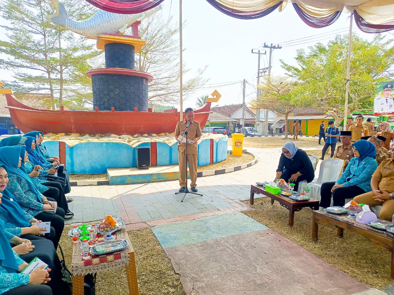 Bupati Tulang Bawang Canangkan Sumur Kompos di Dua Kecamatan, Target 1.000 Anggota Bank Sampah Terus Bertambah
