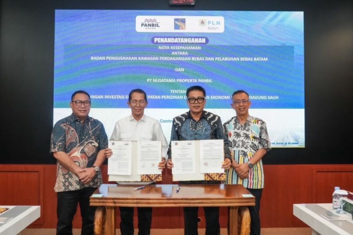 BP Batam Teken MoU Dukung KEK Tanjung Sauh, PLTU 300 MW Target Alirkan Listrik ke Batam-Bintan Desember 2026