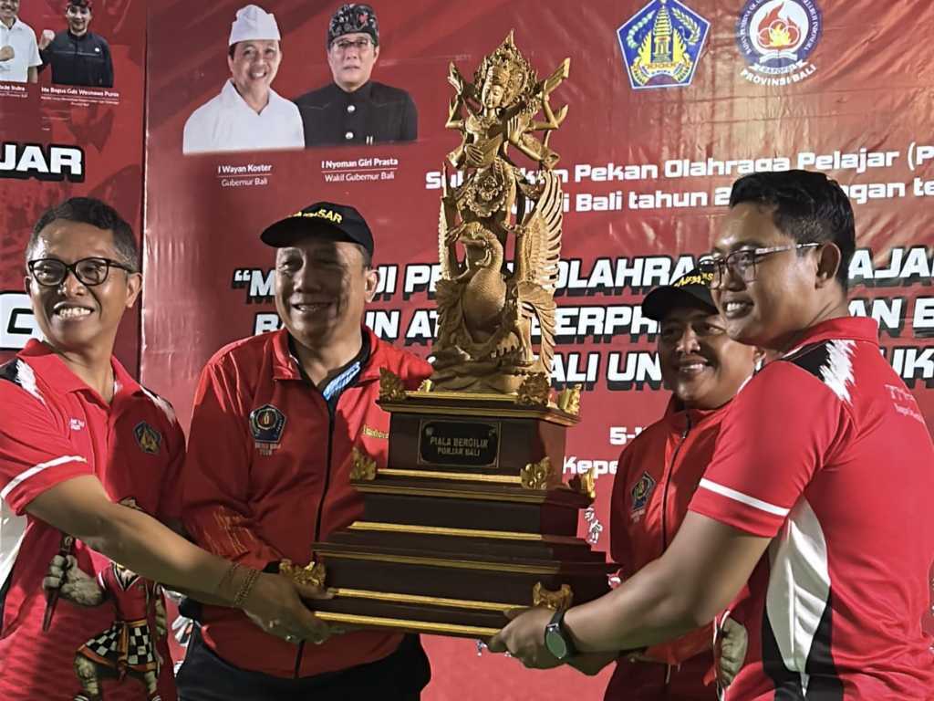 Denpasar Kembali Juara Umum Porjar Bali 2026, Kalahkan Badung dan Buleleng dengan 345 Medali Emas