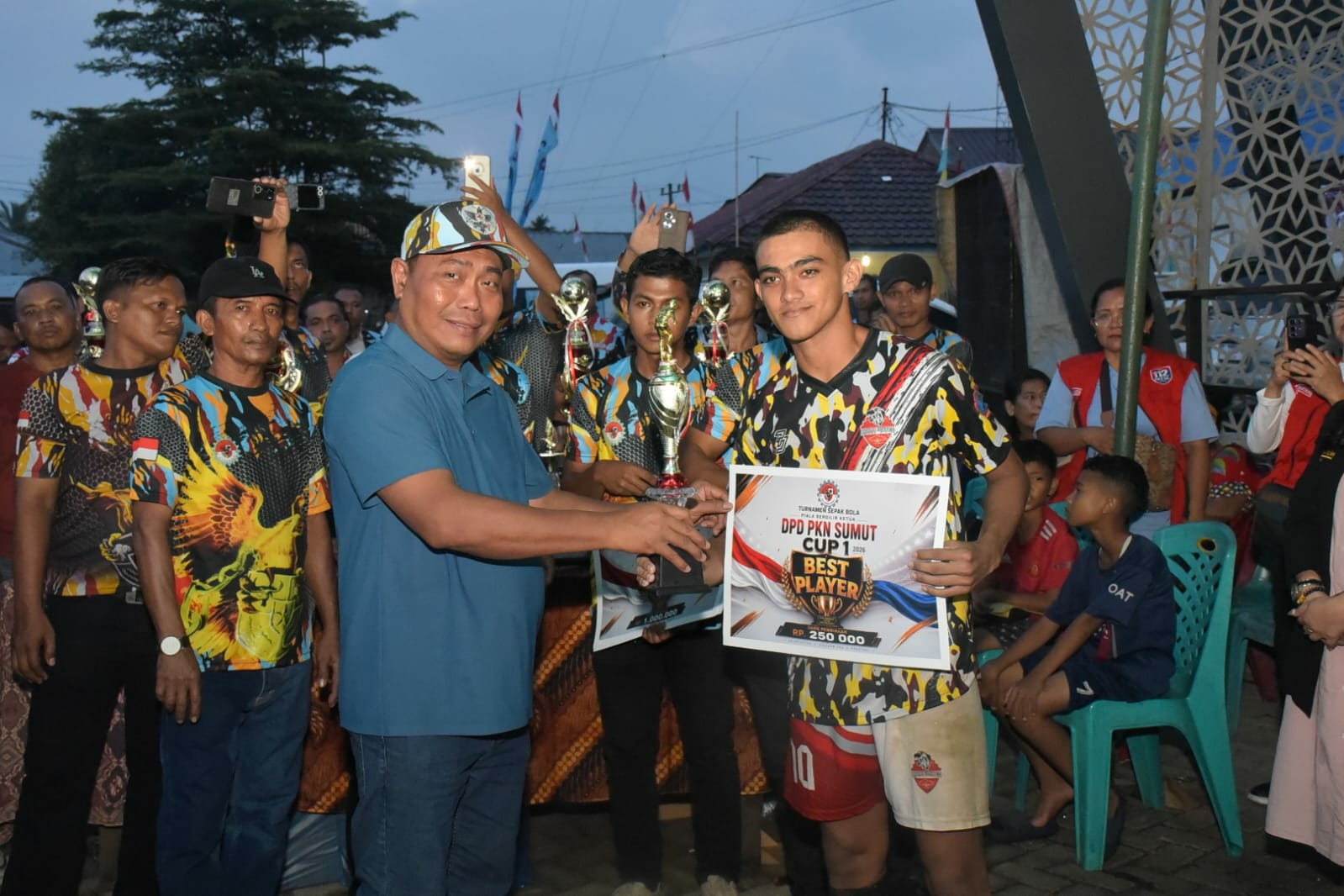 Batak United Juarai PKN Sumut Cup I 2026, Wakil Bupati Deli Serdang Sorot Sportivitas Pemain di Tengah Hujan