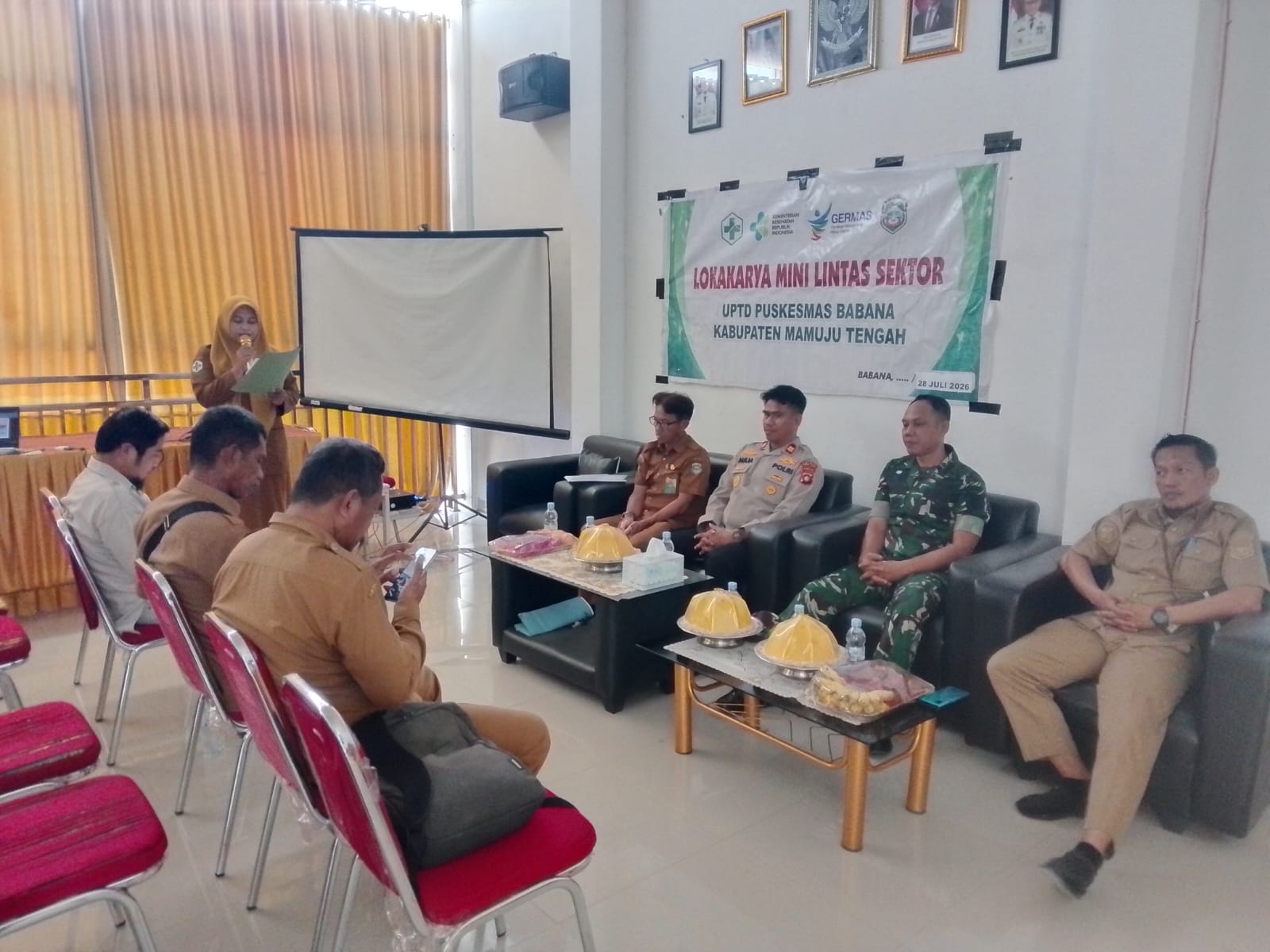 Polsek Budong-Budong dan Puskesmas Babana Satukan Langkah, 3 Program Kesehatan Disosialisasikan di Mamuju Tengah