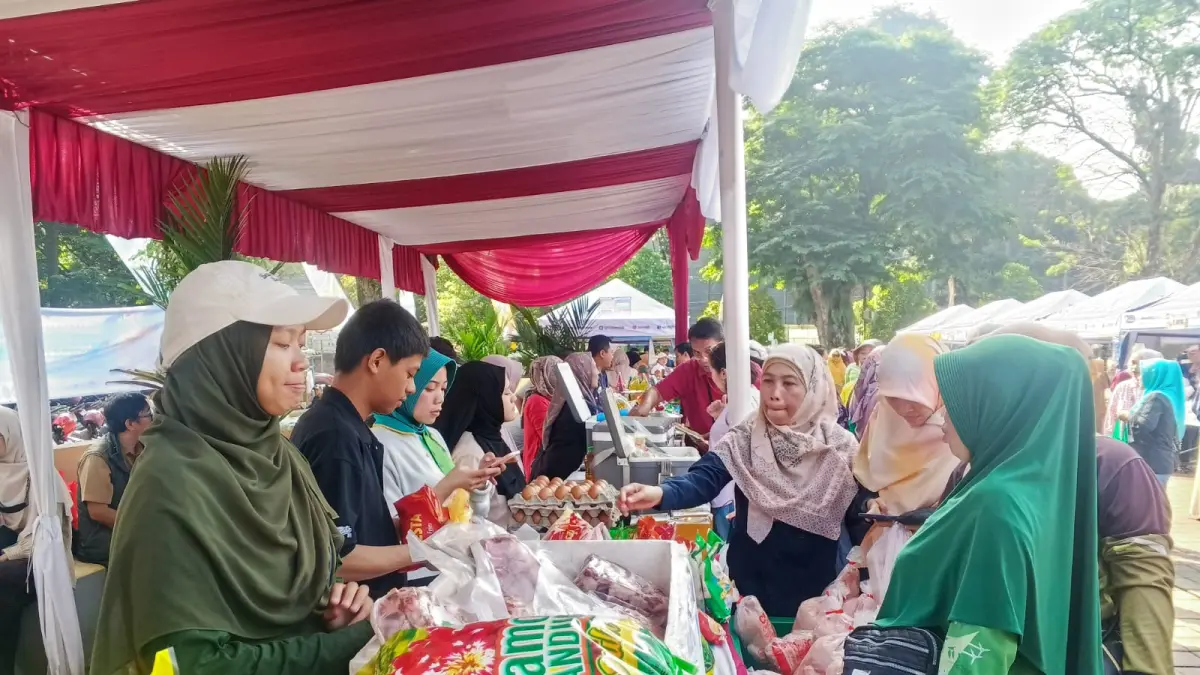 Gerakan Pangan Murah HJB 544 di Lapangan Sempur Bogor Diserbu Warga, Masih Berlangsung Besok