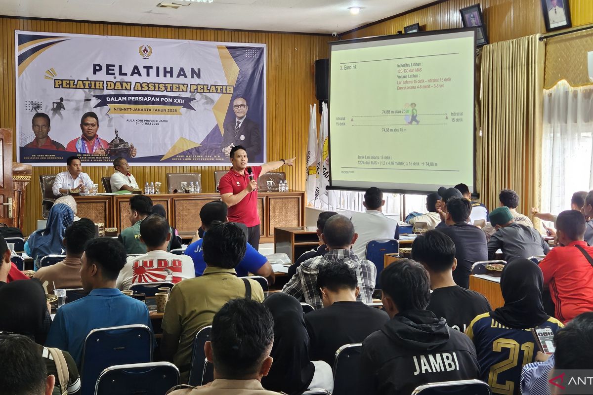KONI Jambi Bekali 54 Pelatih Cabor dengan Ilmu Sains Olahraga demi Hentikan Tren Penurunan Prestasi di PON 2028