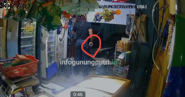 Pria Tegap Todongkan Senpi ke Penjaga Warung Madura di Gunung Putri Bogor, Polisi Buru Pelaku