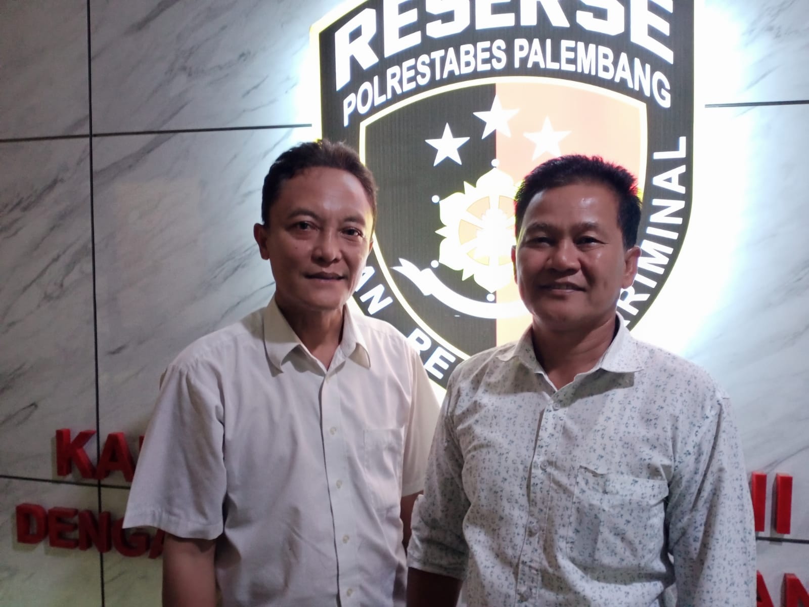 Papan Nama YPLP PT PGRI Sumsel Hilang, Sekretaris Yayasan Dimintai Keterangan Penyidik Polrestabes Palembang
